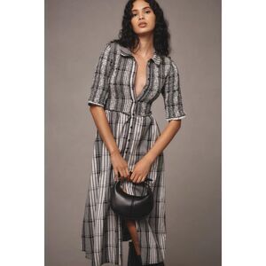 Anthropologie Maeve smocked shirt dress